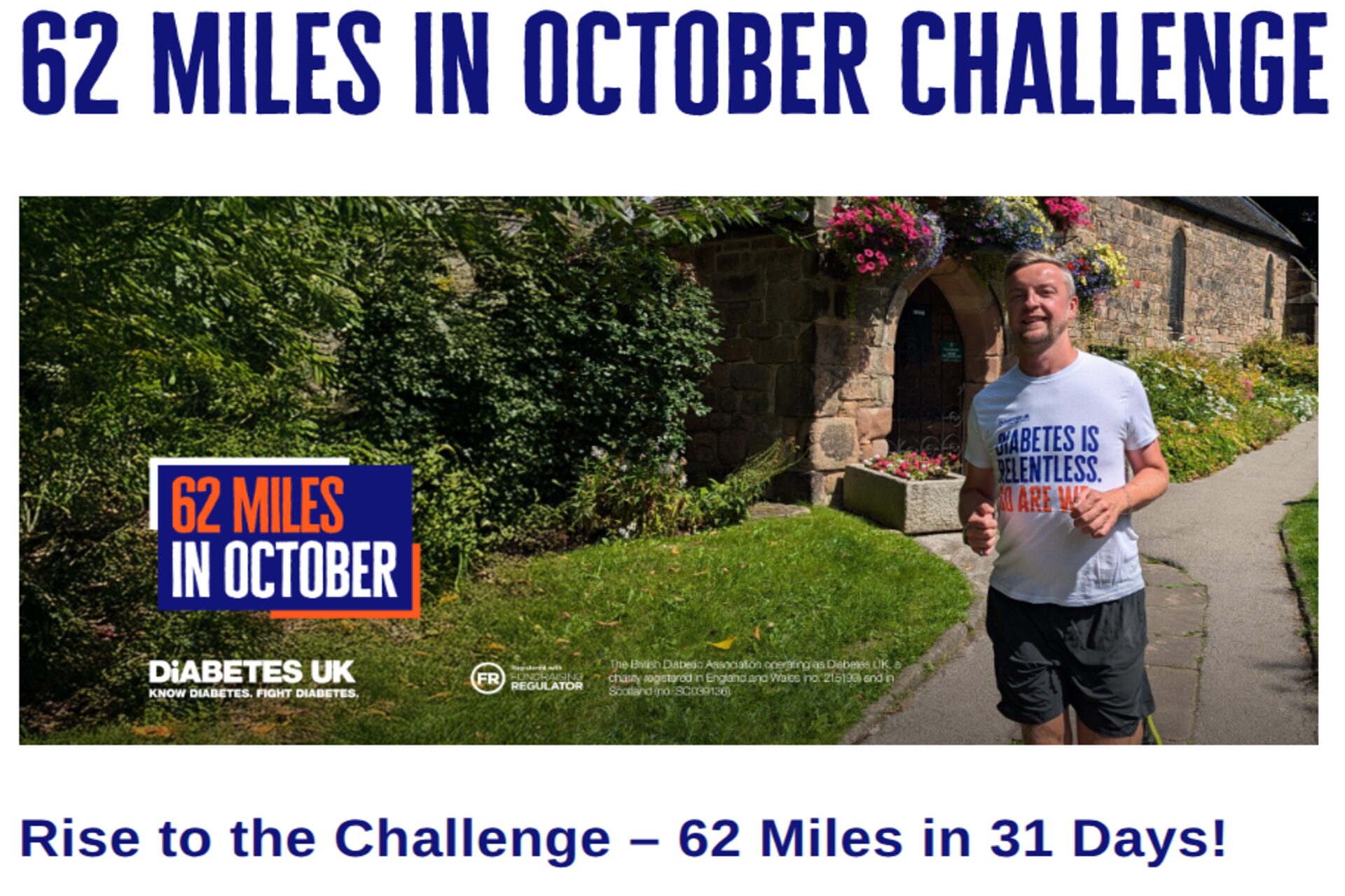 Raising Money for Diabetes UK